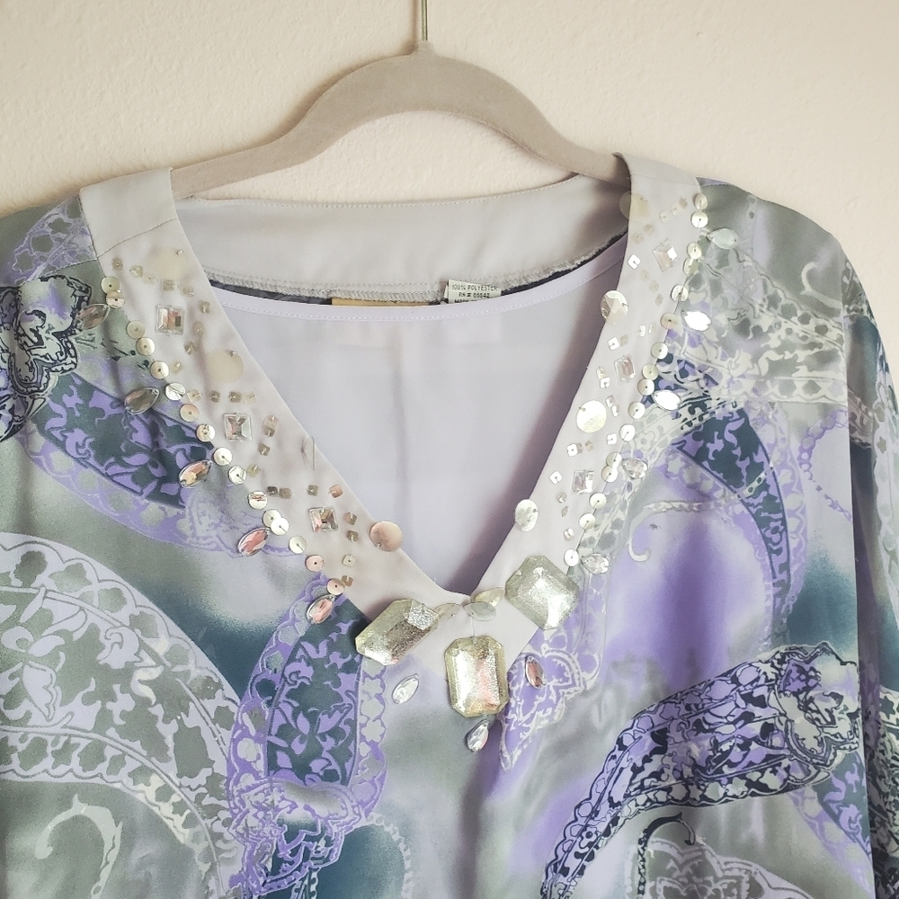 Soft Focus Tunic Scarf top - Picture 14 of 14